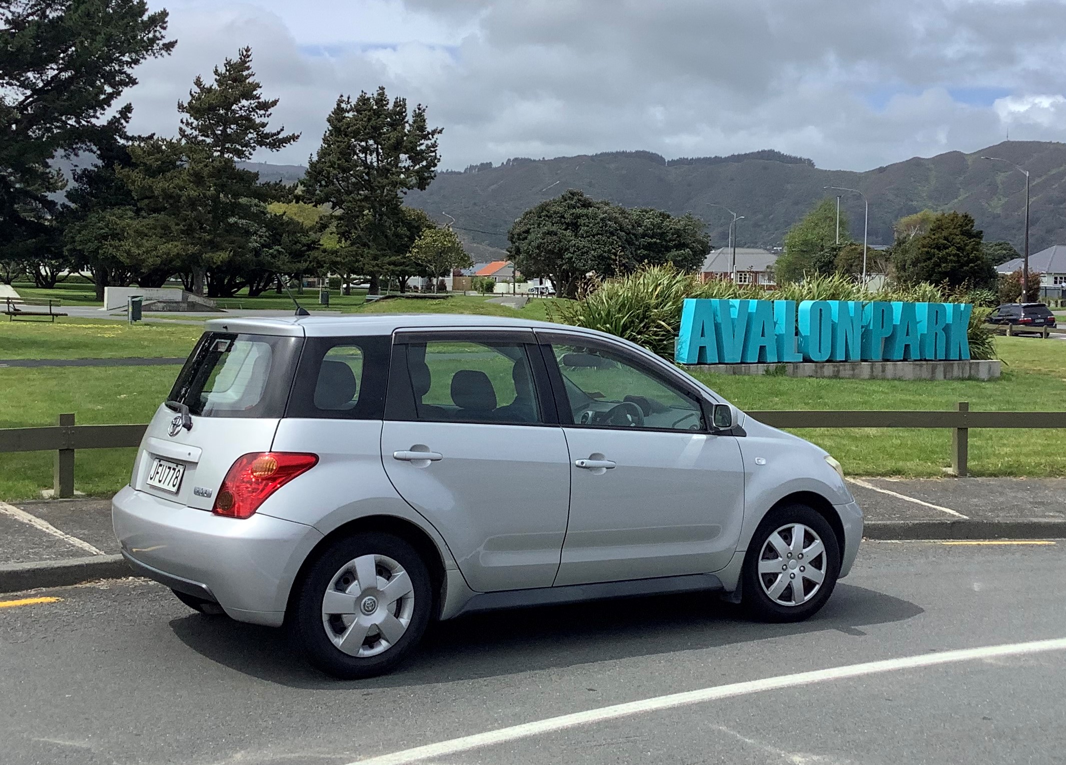 Parked at Avalon Park in Lower Hutt